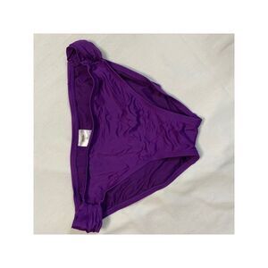 MOSSIMO SUPPLY CO. Women's Purple Ruched Bikini Swimwear Bottom S